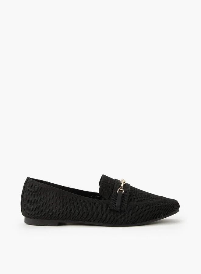 Women Textured Loafers